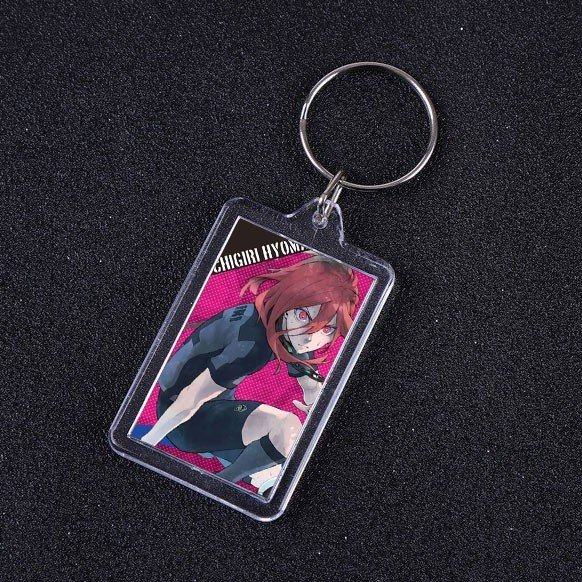 Móc khóa mica IN HÌNH BLUE LOCK ver NỀN MÀU anime chibi xinh xắn tiện lợi dễ thương