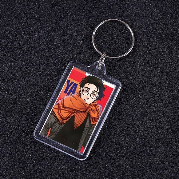 Móc khóa mica IN HÌNH BLUE LOCK ver NỀN MÀU anime chibi xinh xắn tiện lợi dễ thương