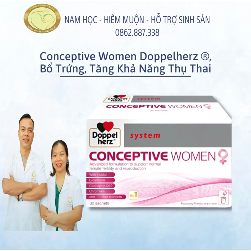 Conceptive Women Tăng Chất Lượng Trứng, Tăng Khả Năng Thụ Thai