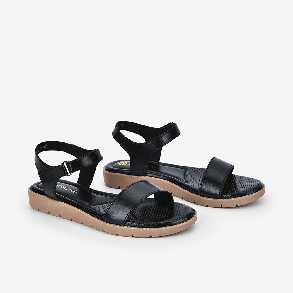 Giày Sandals Nữ Đông Hải Đế Bệt Đệm Lót Êm Chân Đế Bằng 3cm - S7427