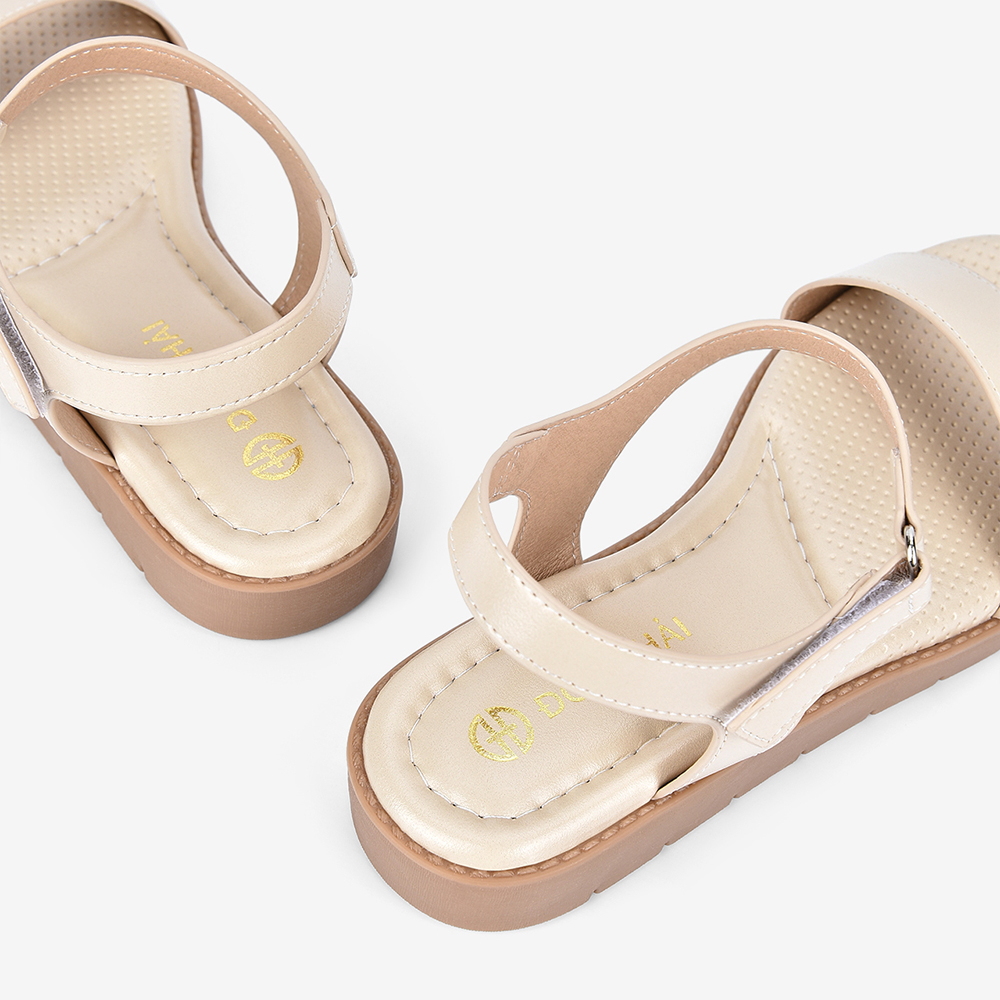 Giày Sandals Nữ Đông Hải Đế Bệt Đệm Lót Êm Chân Đế Bằng 3cm - S7427