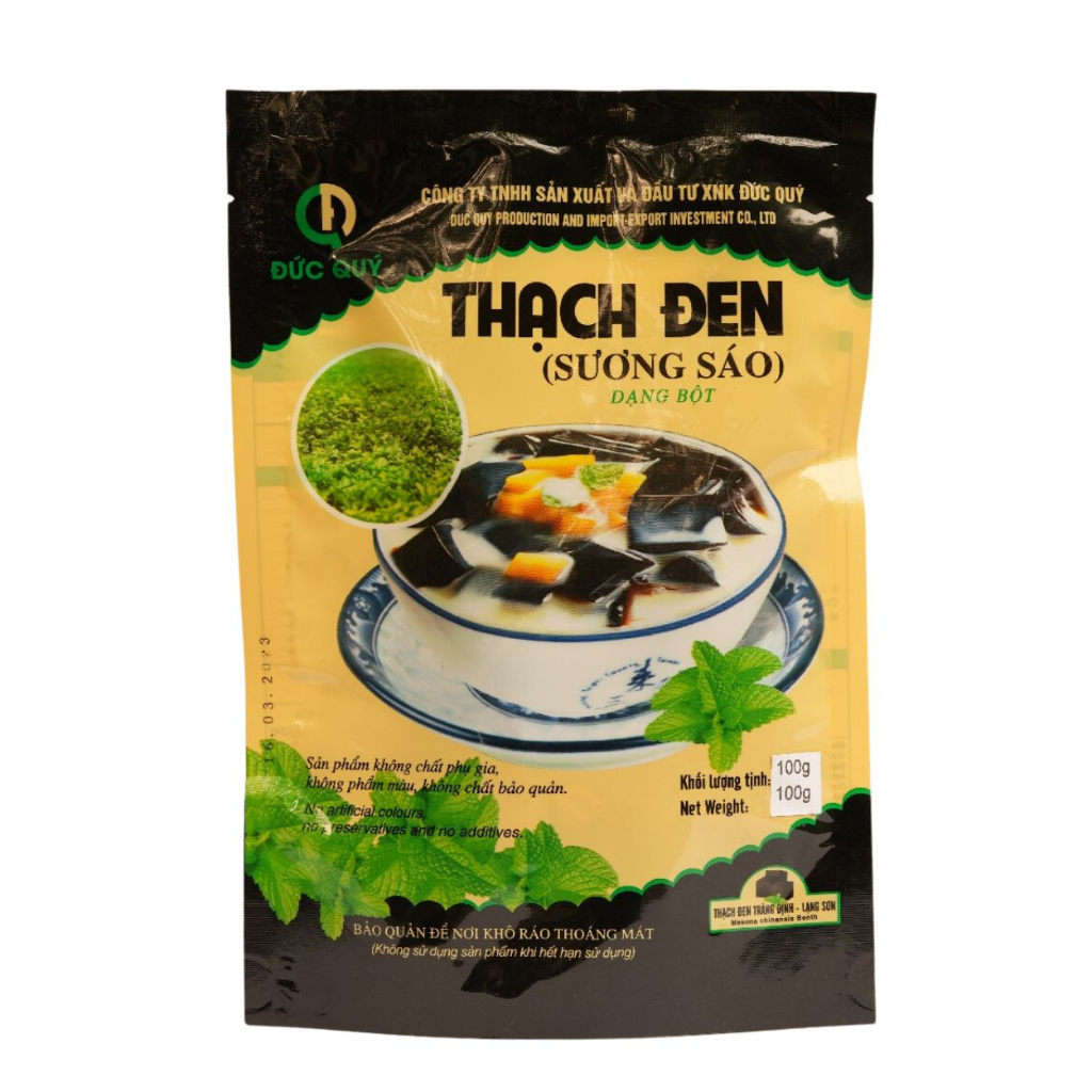 Thạch Đen Sương Sáo Đức Quý ( Gói 100Gr)
