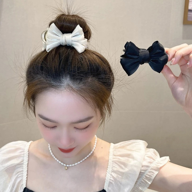 Miumiua🔮Kẹp Tóc Đính Nơ / Quả Bông Xinh Xắn Thời Trang Cho Nữ