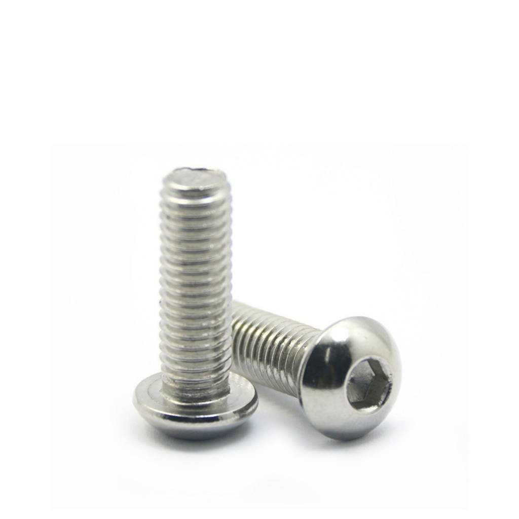 Combo 10c bulong lục giác chìm đầu cầu INOX 304 M8, M8X16, M8X20, M8X30, M8X40, M8X50