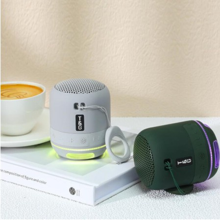 Loa bluetooth mini TG294, âm thanh cực kì sống động, có đèn led nhấp nháy theo nhạc, nghe nhac siêu trâu lên đến 4h
