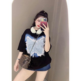 Áo thêu  Siêu Cấp cổ bo / Ảnh thật
