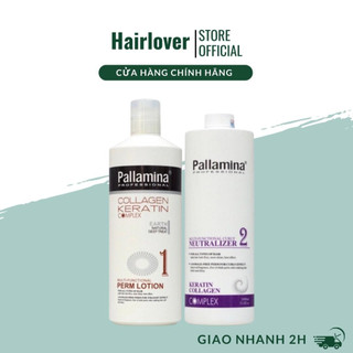 THUỐC UỐN TÓC (UỐN LẠNH DẠNG GEL) PALLAMINA COLLAGEN CAO CẤP 1000ML