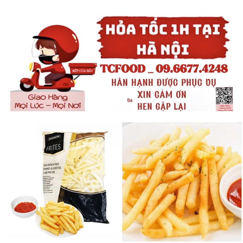 ( HOẢ TỐC HÀ NỘI ) Khoai Tây Chiên Cọng Bỉ 1kg Chuẩn Hàng Ngon