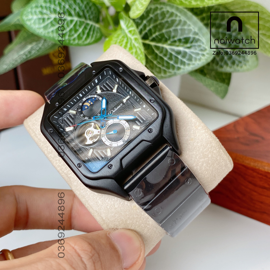 Đồng hồ nam Difanni máy automatic chạy tự động không dùng pin, kiểu dáng trẻ trung nam tính. naiwatch