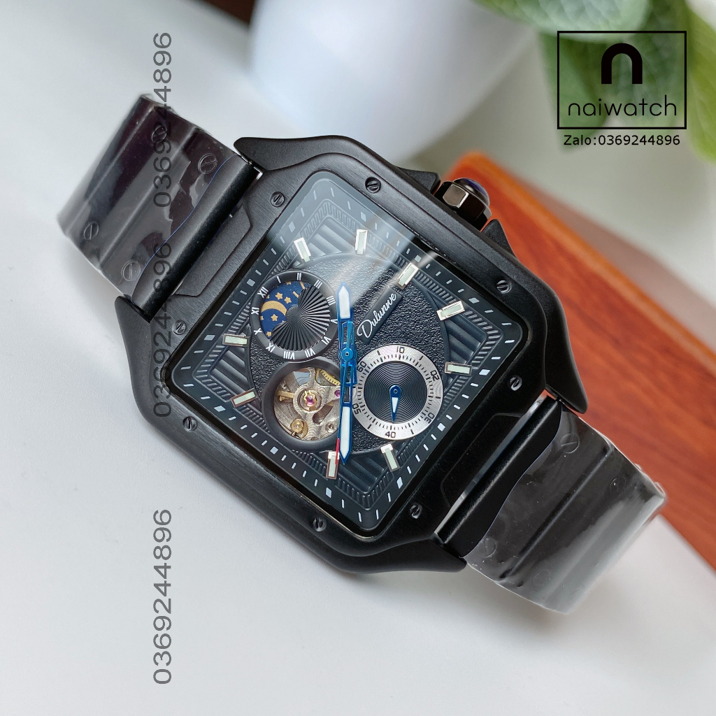 Đồng hồ nam Difanni máy automatic chạy tự động không dùng pin, kiểu dáng trẻ trung nam tính. naiwatch