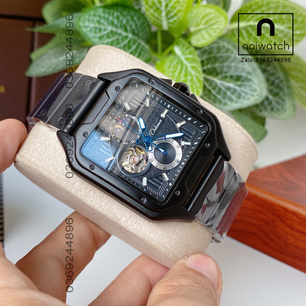 Đồng hồ nam Difanni máy automatic chạy tự động không dùng pin, kiểu dáng trẻ trung nam tính. naiwatch