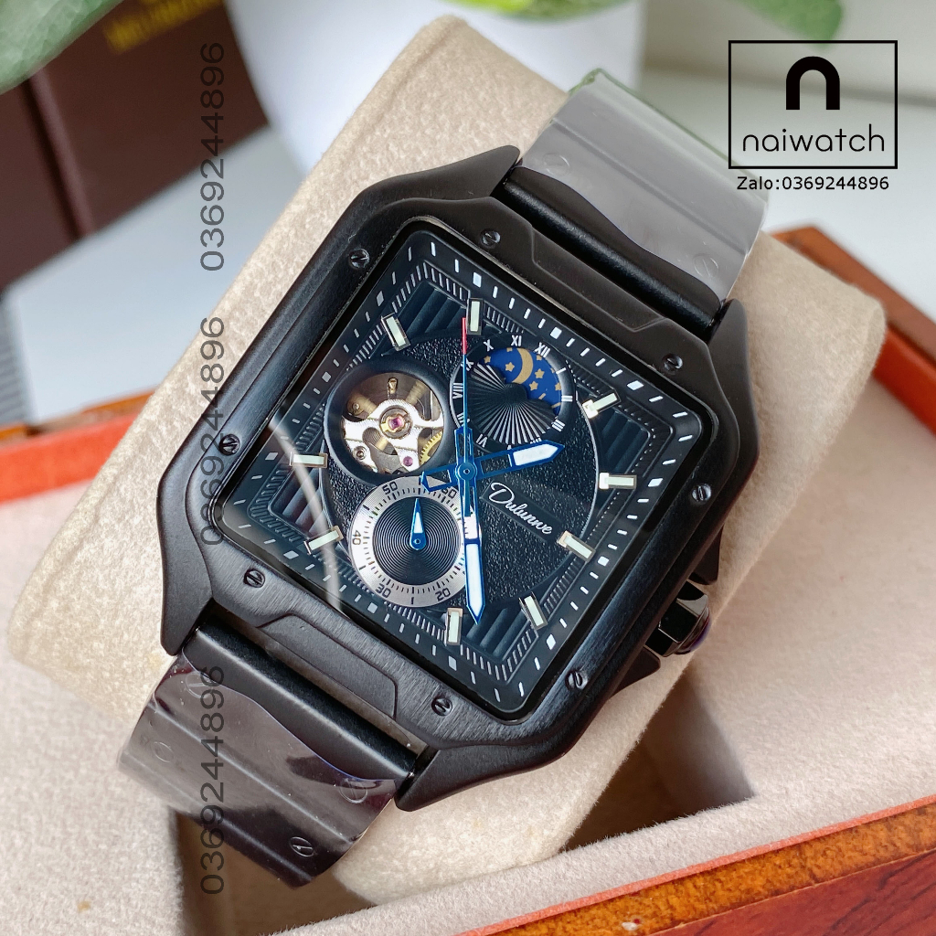 Đồng hồ nam Difanni máy automatic chạy tự động không dùng pin, kiểu dáng trẻ trung nam tính. naiwatch