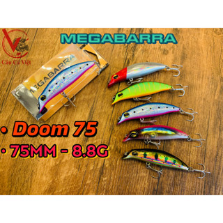 Megabarra Doom 75. Mồi câu lure cá chẽm (vược), cháo, hồng miêu, măng, hoàng đế. Caucaviet