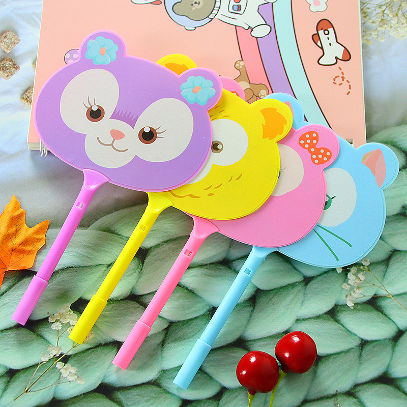 Bút Bi Kèm Quạt nhiều màu hình thú, hình cô gái siêu dễ thương 88399 THẾ GIỚI TIỆN ÍCH 88