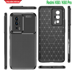 Ốp lưng Redmi K60E / K50 / Redmi K60 / K50 Ultra / K40 chống sốc rằn ri hiệu Auto Focus chống mồ hôi vân tay