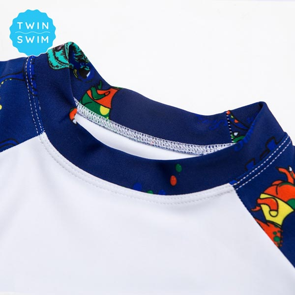 Đồ Bơi Bé Trai Size Lớn Twin Swim Hình Khủng Long, Đồ Đi Biển Áo Bơi Size Đại Cho Bé Trai Thiếu Niên Từ 30~60kg