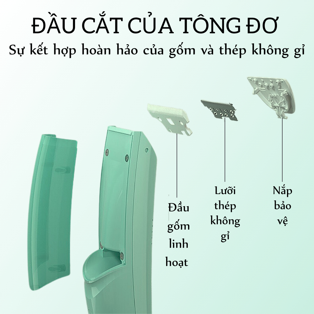 Tông Đơ Cắt Tóc Cho Bé Tokya Không Gây Tiếng Ồn Dễ Dàng Vệ Sinh