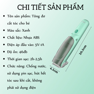 Tông Đơ Cắt Tóc Cho Bé Tokya Không Gây Tiếng Ồn Dễ Dàng Vệ Sinh