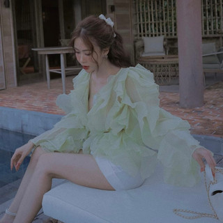 Aó bèo nhún lượn bồng sang chảnh - TKCC Ashley