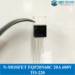 N-mosfet công suất 20n60 fqp20n60c 20a 600v to-220