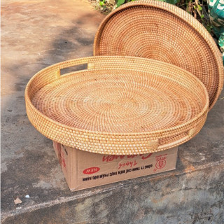 Mâm mây guột  size 55cm,57 cm đựng bát mặt trời bày món ăn decor chụp hình