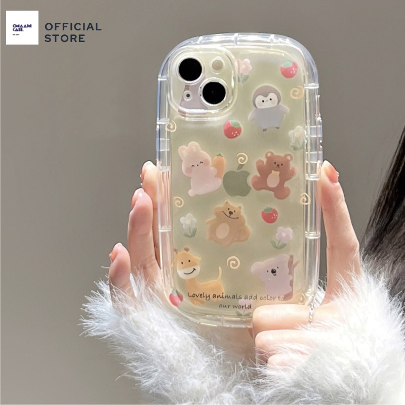 Ốp Lưng Bánh Mì Chống Bẩn Lovely Animals iphone/samsung/vivo/oppo/xiaomi 7/8plus/x/xs/xsmax/11/12/13/14/pro/promax/plus