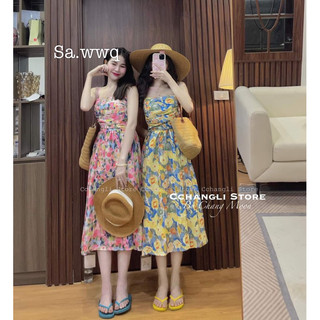 Váy hoa 2s - hàng qc cao cấp