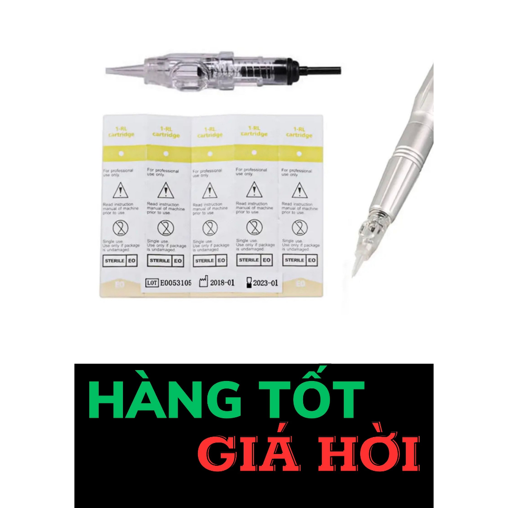 Kim phun xăm máy Pen, máy Charm, máy Thần Thánh, Kim phun xăm lò xo