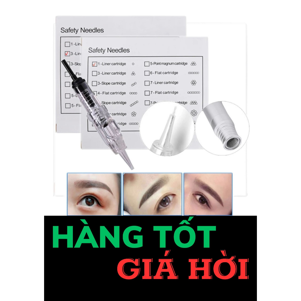 Kim phun xăm máy Pen, máy Charm, máy Thần Thánh, Kim phun xăm lò xo