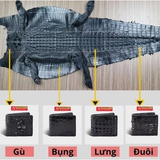 Ví nam da cá sấu cao cấp (đủ màu, đủ mẫu)