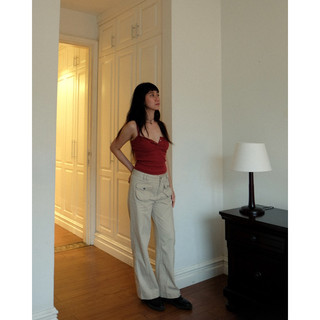 Áo 2 dây cúc bấm - Cami Top