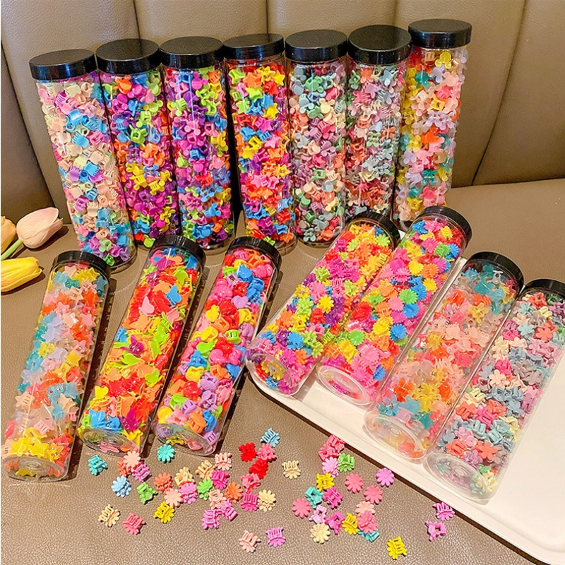 Hộp 100 Kẹp Tóc Nhí Mix Màu Siêu Xinh Phong Cách Hàn Quốc  FREESHIP  Hộp 100 Cặp Tóc Cho Bé