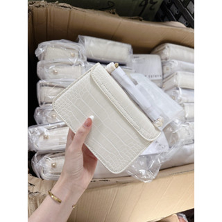 Túi Xách đeo chéo túi nữ đeo vai CNK Da Vân Cá Sấu Quai Xích Dáng Hộp Chất Xuất Dư 1:1 #TX026 -Linastore