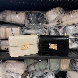 Túi Xách đeo chéo túi nữ đeo vai CNK Da Vân Cá Sấu Quai Xích Dáng Hộp Chất Xuất Dư 1:1 #TX026 -Linastore