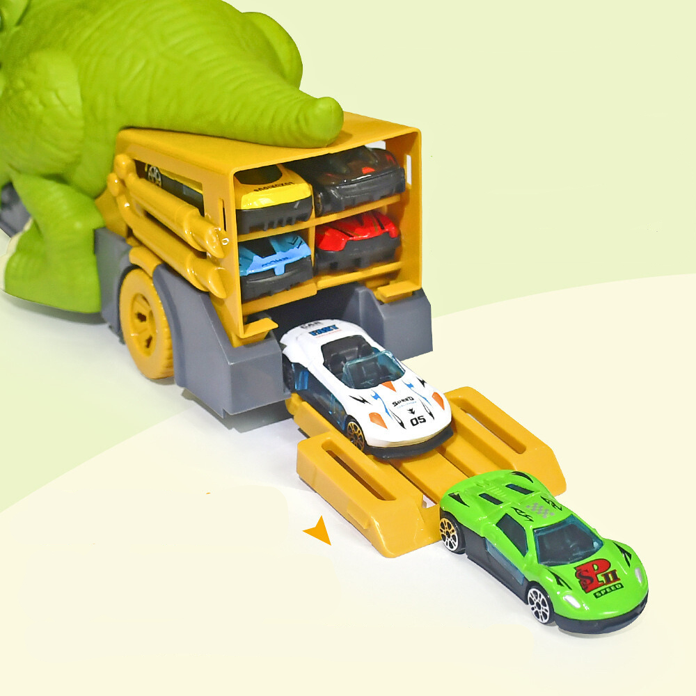 Bộ Đồ Chơi Khủng Long nuốt xe-Đồ Chơi khủng long ngậm xe, Đồ Chơi Khủng Long kèm Ô Tô Đồ Chơi Cho Bé PUKAPI