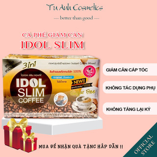 Cà phê giảm cân idol slim coffee 3 in 1 thái lan hộp 10 gói