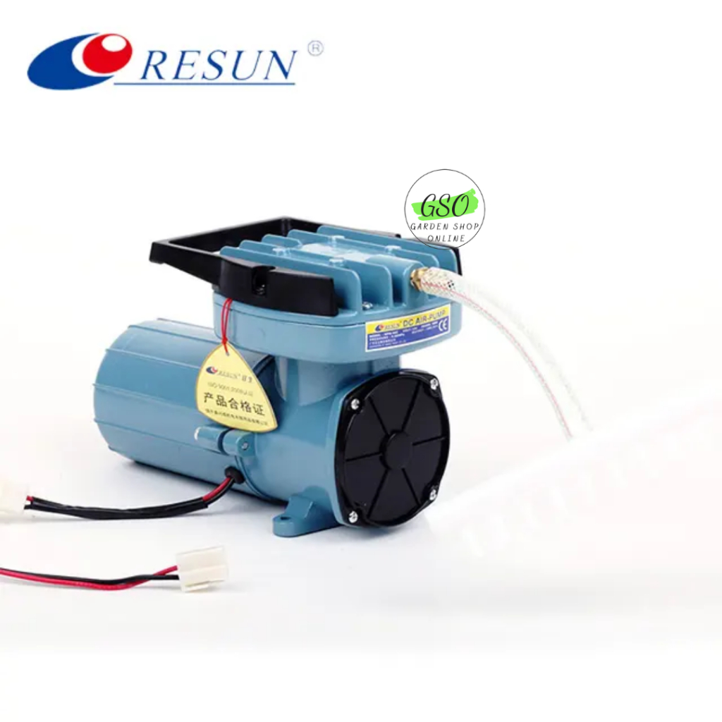 Máy bơm oxy 12v - 100w chuyên dùng trong vận chuyển thủy-hải sản thương hiệu RESUN model MPQ-905 - 1