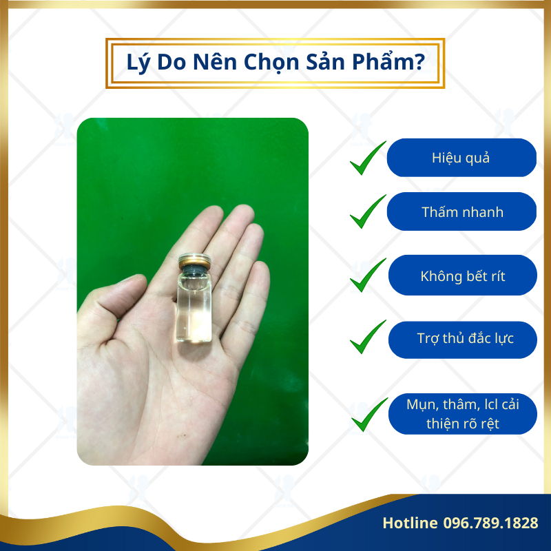 Serum trong mụn