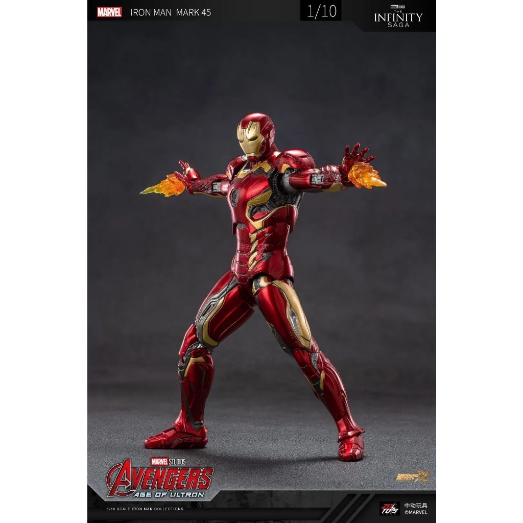 MÔ HÌNH ZD TOYS IRON MAN MARK 45  SCALE 1/10
