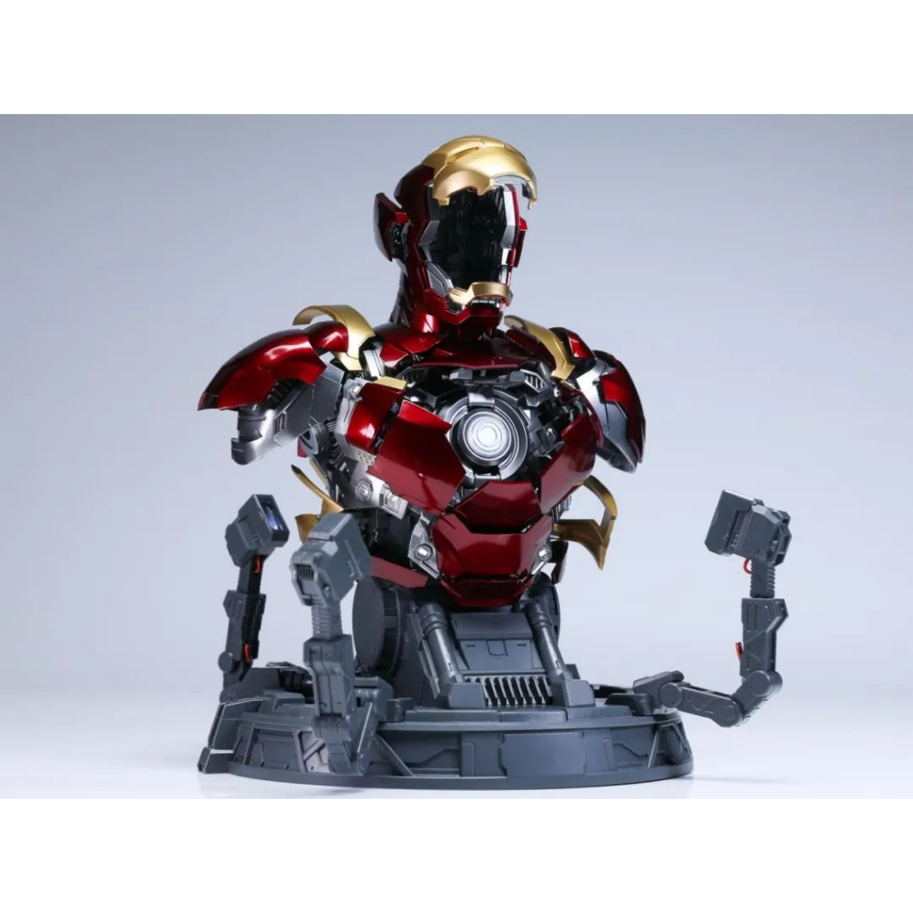 Mô Hình Lắp Ráp YOLOPARK IRON MAN Mark XLVI Bust Plastic Model Kit