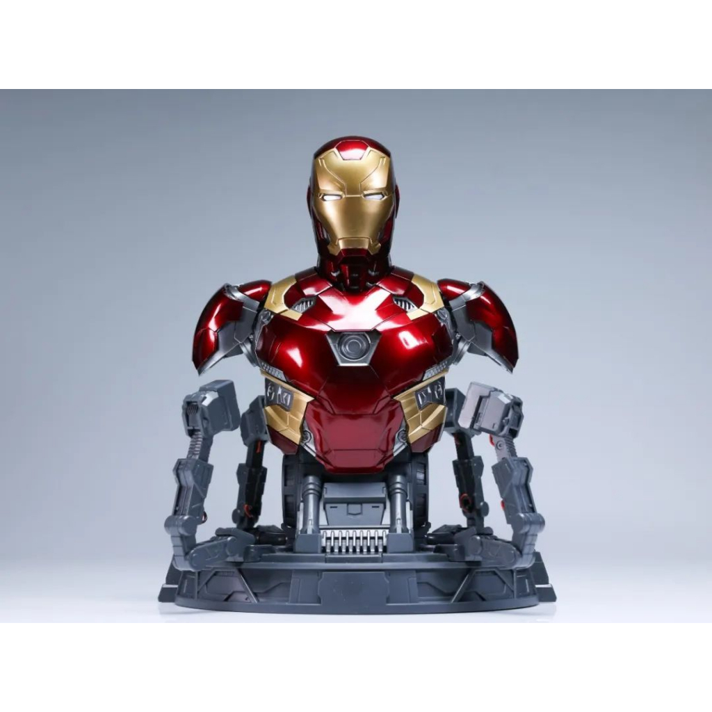 Mô Hình Lắp Ráp YOLOPARK IRON MAN Mark XLVI Bust Plastic Model Kit