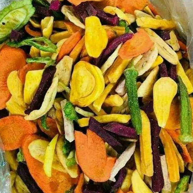 Trái cây thập cẩm sấy giòn loại A - Túi 1 kg