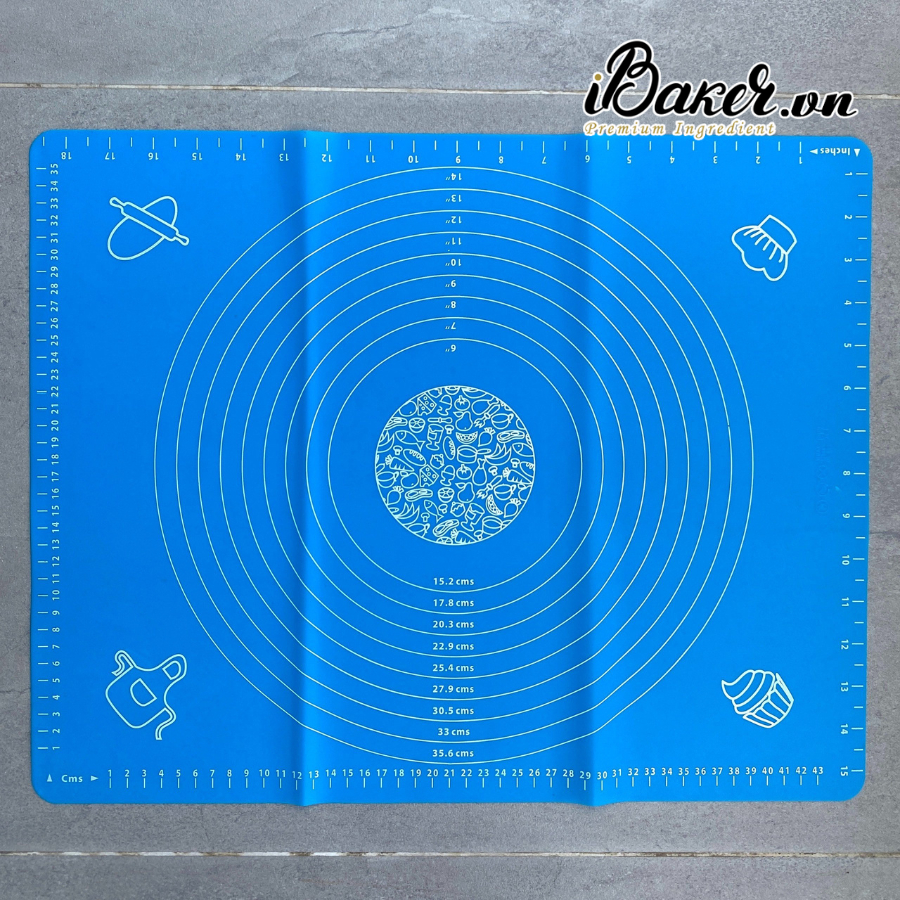 Tấm silicon làm bánh [40 x 50] (Giao màu ngẫu nhiên)