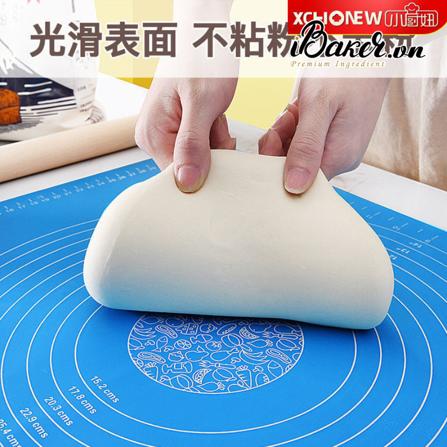 Tấm silicon làm bánh [40 x 50] (Giao màu ngẫu nhiên)