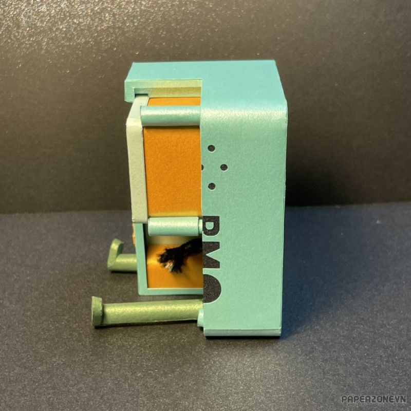 Mô hình giấy nhân vật hoạt hình Cartoon Network  BMO Dissected/ BMO chi tiết 2