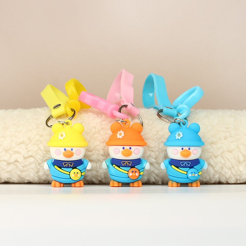 Móc khoá Vịt Balo Cute, Móc Khoá Dễ Thương Móc Khoá Ô Tô Xe Máy , Móc Treo Trang Trí Túi Cặp Sách Balo