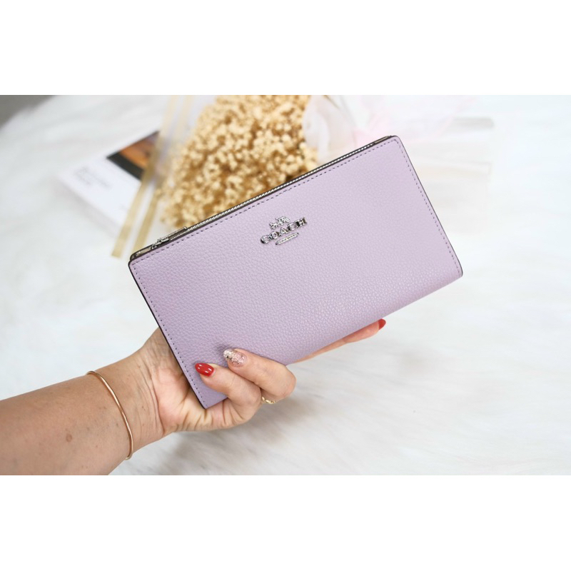 📛RẺ VÔ ĐỊCH📛VÍ C SLIM ZIP WALLET NỮ MỚI