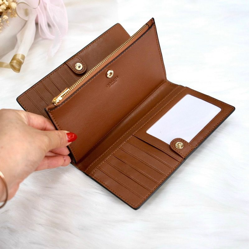 📛RẺ VÔ ĐỊCH📛VÍ C SLIM ZIP WALLET NỮ MỚI