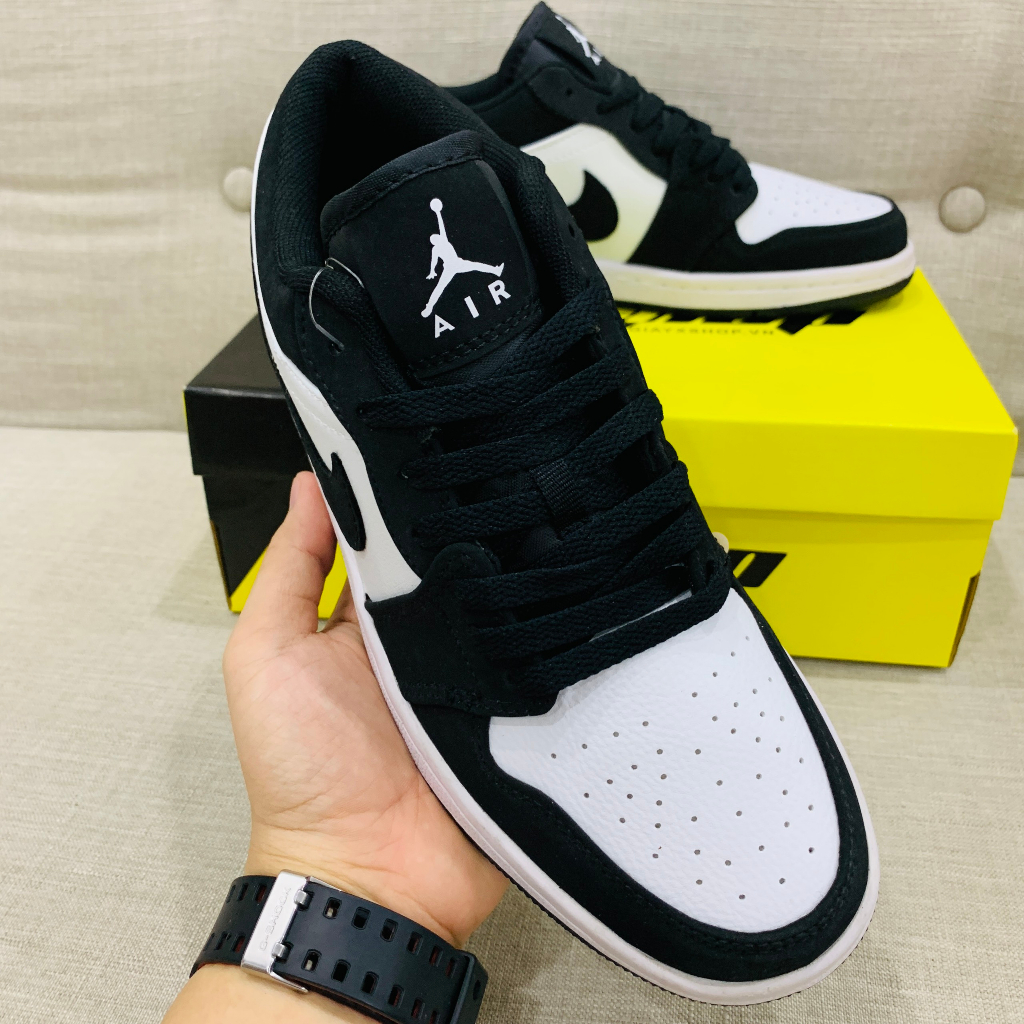 Giày_ Jordan 1 Low Panda Cổ Thấp Màu Đen Trắng,JD Cổ Thấp Nam Nữ Bản Đen Trắng Cực Hot Đủ Size Nam Nữ(Tặng box+bill+tất) | BigBuy360 - bigbuy360.vn