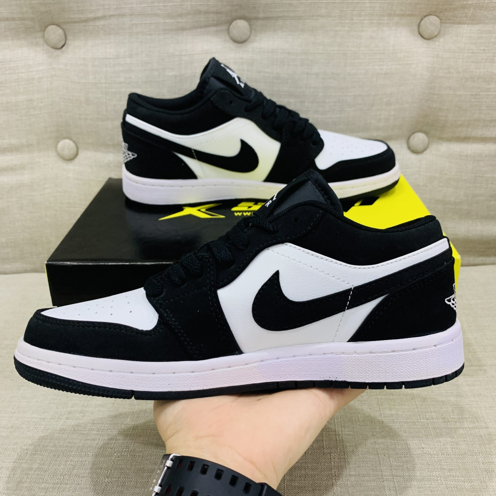 Giày_ Jordan 1 Low Panda Cổ Thấp Màu Đen Trắng,JD Cổ Thấp Nam Nữ Bản Đen Trắng Cực Hot Đủ Size Nam Nữ(Tặng box+bill+tất) | BigBuy360 - bigbuy360.vn